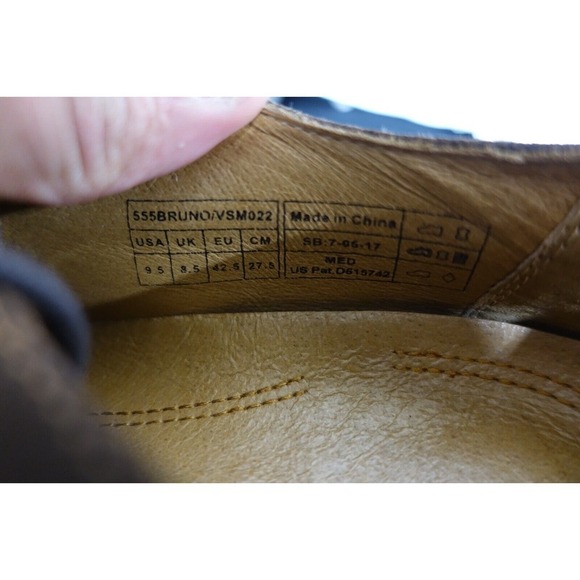 VIONIC Men Dress Shoes Bruno Wingtip Size 9.5 M Brown Suede Derby Oxfords - Picture 10 of 10